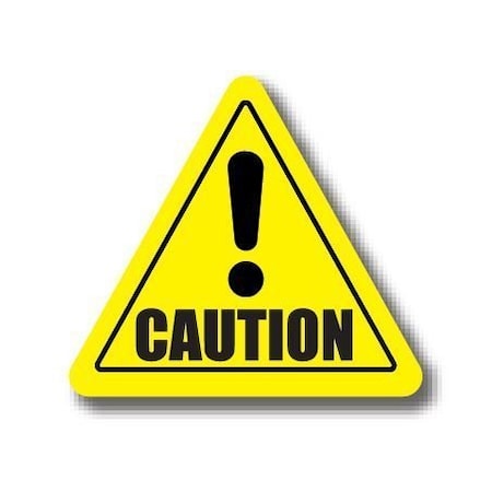 Ergomat 17in TRIANGLE SIGNS - Caution DSV-SIGN 289 #1397 -UEN